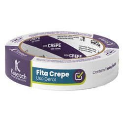 Fita crepe koretech 18mm x 45m branca