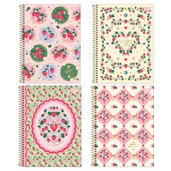 Caderno tilibra espiral c/d universitario be berry 10x1 160fls c/4 - 359131