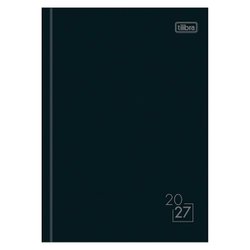 Agenda 2027 tilibra costurada c/d spice preta 129x187mm 160fls