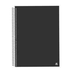 Caderno animativa espiral c/d universitario kbom black 1x1 70fls c/4 - 10962