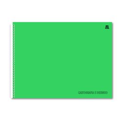 Caderno animativa cartografia esp flex horizontal vd 60fls c/5 - 10365