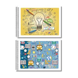 Caderno animativa cartografia e desenho esp duplex 48fls c/10 - 10342