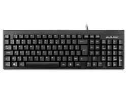Teclado multilaser slim usb preto cabo 120cm - tc600