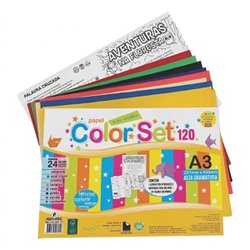 Bloco criativo romitec a3 8 cores 120g 24fls + livro atividade