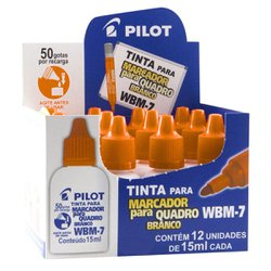 Tinta para marcador quadro branco pilot 15ml laranja