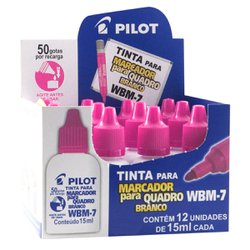 Tinta para marcador quadro branco pilot 15ml rosa