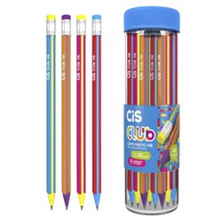 Lapis preto cis club triangular hb c/b com 48