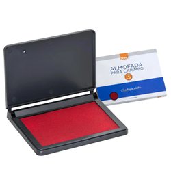 Almofada para carimbo brw nº 3 - vermelha