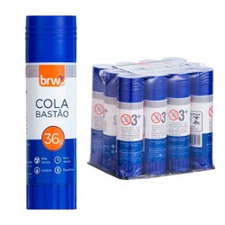 Cola em bastao brw 36g - com 12