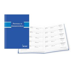 Livro protocolo correspondencia tamoio 1/4 100fls com 5 - 2025