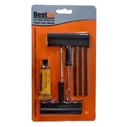 Reparador de pneu bestfer kit completo c/6 peças - 1420