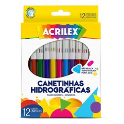 Hidrocor acrilex 12 cores
