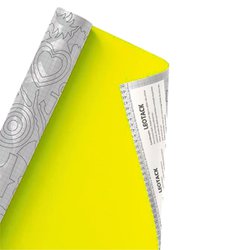 Plastico adesivo leotack colors 45cm x 10m 80 micras amarelo
