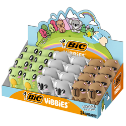 Apontador com deposito bic vibbies com 24