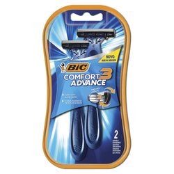Aparelho de barbear bic comfort 3 normal c/2