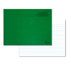 Caderno de caligrafia tamoio 1/4 c/d cost. horizontal 96fls c/5 - 2093