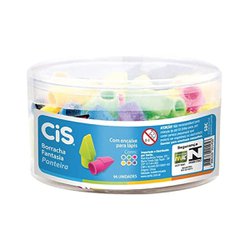 Borracha cis ponteira color - com 96