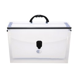 Maleta arquivo de pvc dello cristal - 317.h