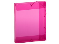 Pasta pvc com elastico plascony 4,0cm rosa - a40