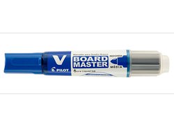 Marcador para quadro branco pilot vbm recarregavel azul