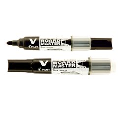 Marcador para quadro branco pilot vbm recarregavel preto