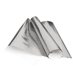 Papel laminado emapel 50 x 60cm prata p001