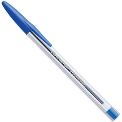 Caneta esferografica compactor economic 1.0mm media azul com 50