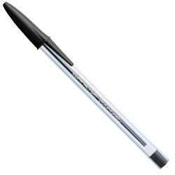 Caneta esferografica compactor economic 1.0mm media preta com 50