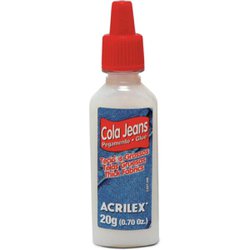Cola para tecido jeans acrilex 20g - com 12