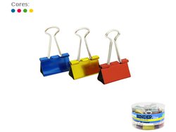 Prendedor de papel cis color 25mm - c/48