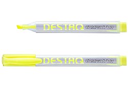 Marca texto compactor destaq amarelo com 12