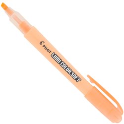 Marca texto pilot pastel laranja com 12