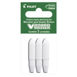 Marcador para quadro branco pilot vbm ponta p/pincel com 3