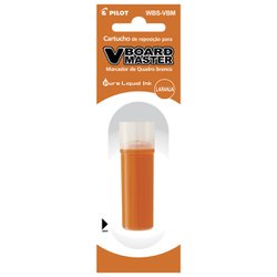 Refil para marcador quadro branco pilot wbs laranja