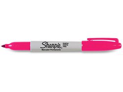 Marcador permanente sharpie fino mag. c/6