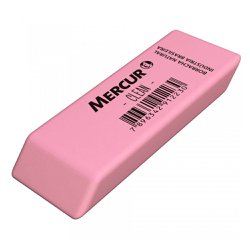 Borracha mercur clean rosa c/24