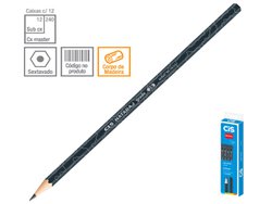 Lapis preto cis grade 4b sextavado c/12