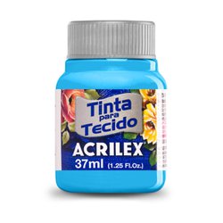 Tinta para tecido acrilex 37ml - 535 azul mar