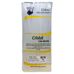 Cola quente bastao rendicolla cristal fina 7,5x30 com 1kg