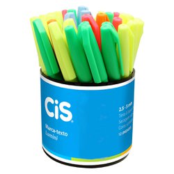 Marca texto cis lumini neon cores sortidas com 36