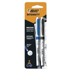 Marcador permanente bic intensity 0.6mm sortido c/2 cores