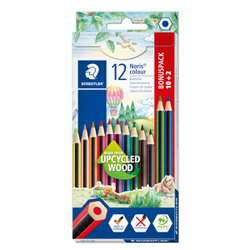 Lapis de cor staedtler noris club sextavado com 12 cores