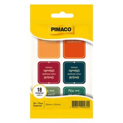 Etiqueta para presente pimaco com 18 – de/para especial