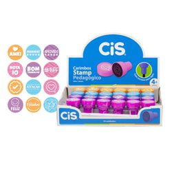 Carimbo cis stamp pedagogico com 24